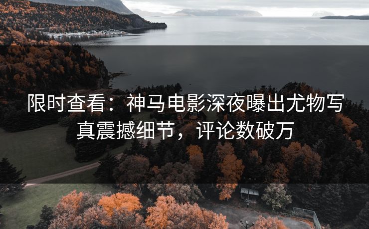 限时查看：神马电影深夜曝出尤物写真震撼细节，评论数破万